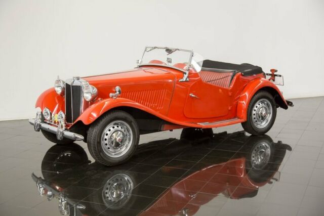 1953 Red MG T-Series Roadster