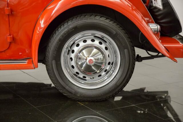 1953 Red MG T-Series Roadster