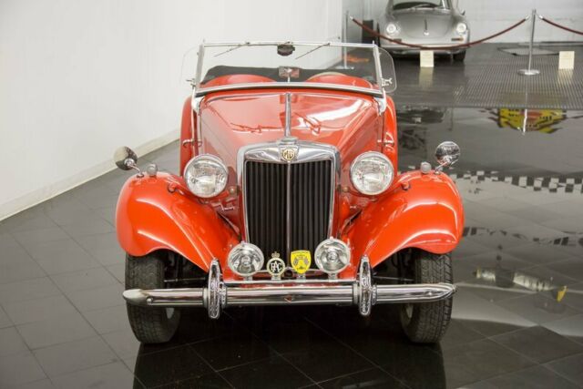 1953 Red MG T-Series Roadster