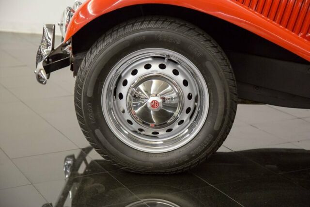 1953 Red MG T-Series Roadster