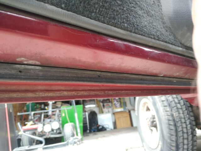 1990 Red Toyota Land Cruiser SUV