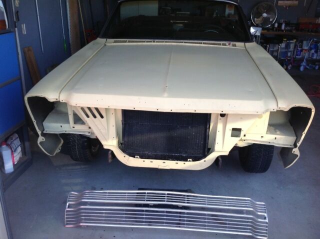 1966 Red Ford Galaxie Convertible