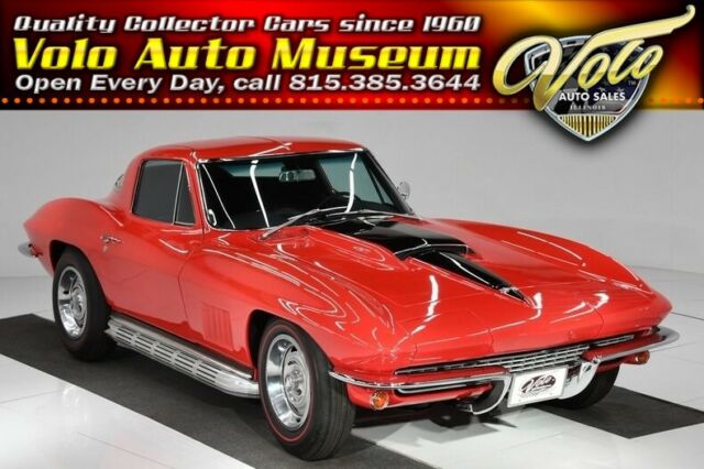 1967 Red Chevrolet Corvette Coupe