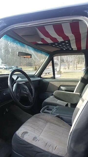 1989 Blue Ford Bronco SUV