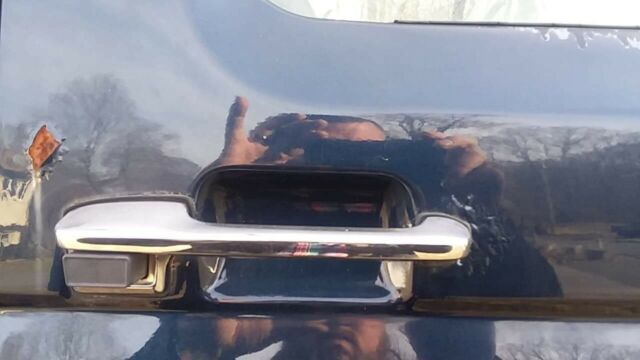 1989 Blue Ford Bronco SUV