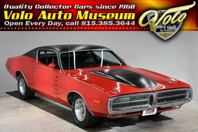 1972 Red Dodge Charger Hardtop