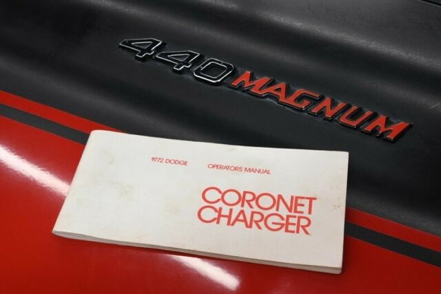 1972 Red Dodge Charger Hardtop