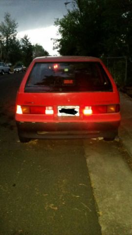 1991 Red Chevrolet Other Hatchback