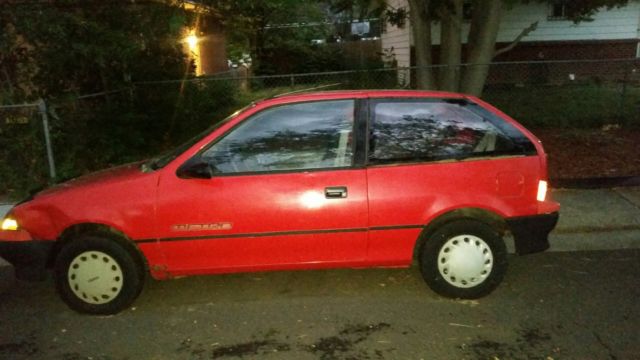 1991 Red Chevrolet Other Hatchback