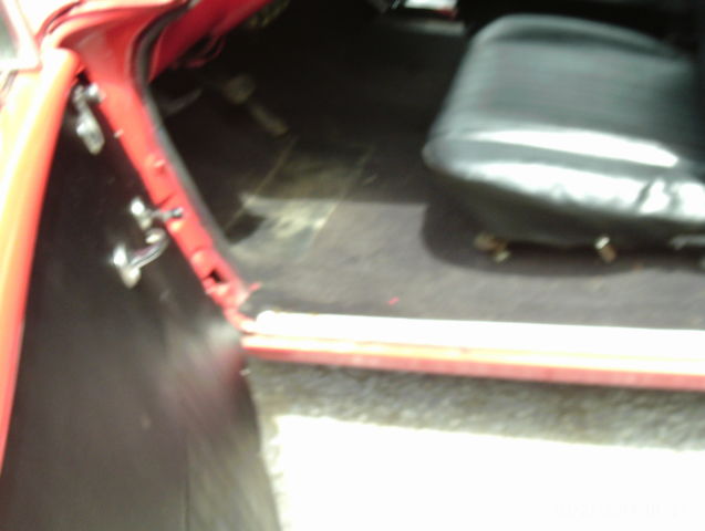 1957 Red Chevrolet Bel Air/150/210 Sedan