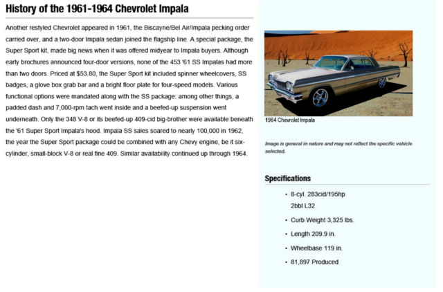 1964 Almond Fawn Chevrolet Impala Coupe