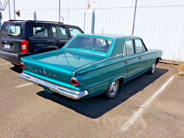 1963 Teal Dodge Dart Sedan