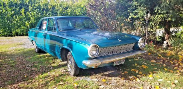 1963 Teal Dodge Dart Sedan