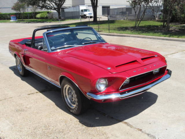 1968 Candy Apple Red Ford Mustang Convertible