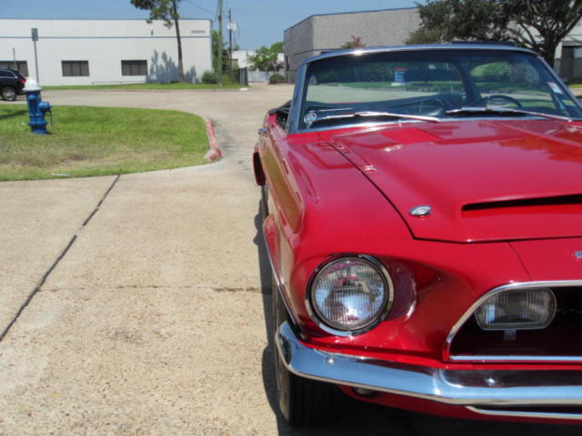 1968 Candy Apple Red Ford Mustang Convertible