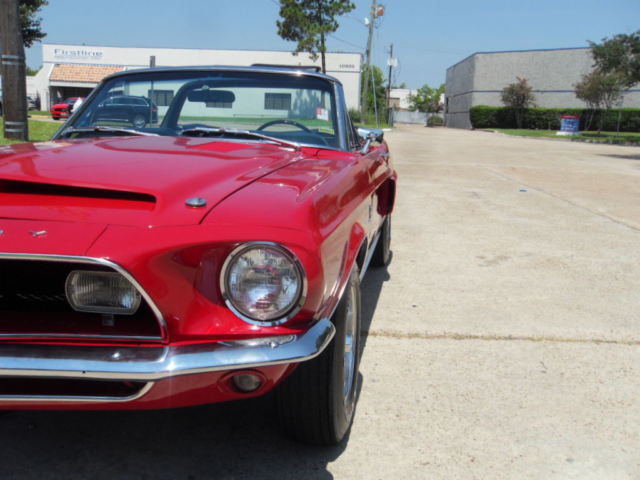 1968 Candy Apple Red Ford Mustang Convertible