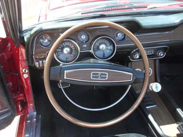 1968 Candy Apple Red Ford Mustang Convertible