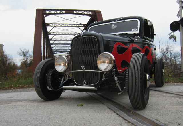 1932 Black Ford Original Henry Ford STEEL Coupe