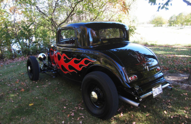 1932 Black Ford Original Henry Ford STEEL Coupe