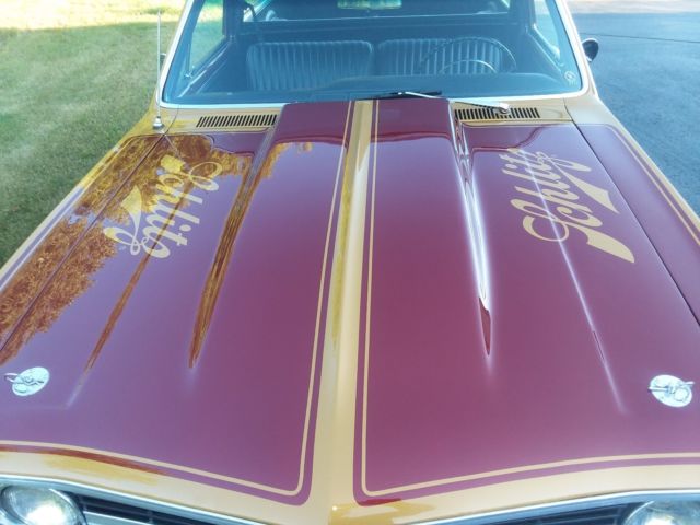 1965 Red and Gold Chevrolet El Camino