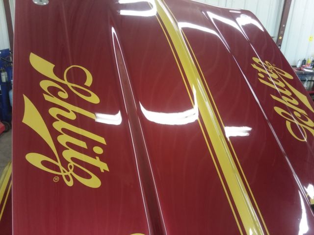 1965 Red and Gold Chevrolet El Camino