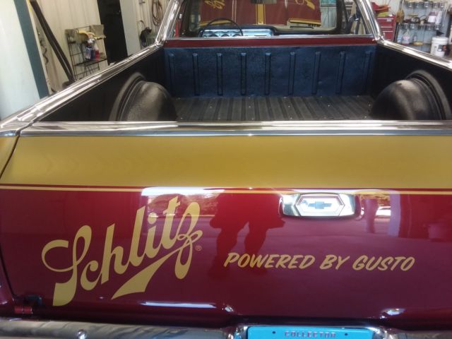 1965 Red and Gold Chevrolet El Camino