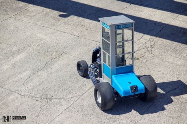 1971 Blue Ford Model T telephone