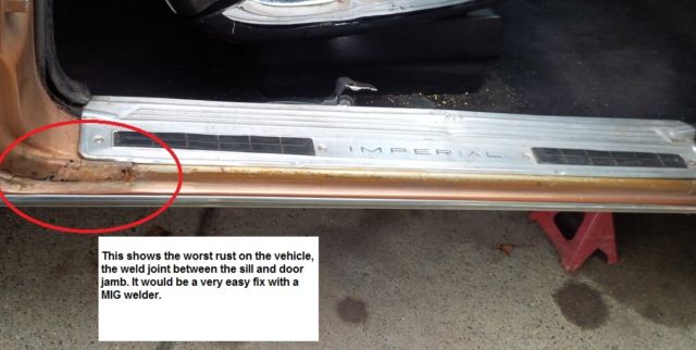 1966 Copper Chrysler Imperial Convertible