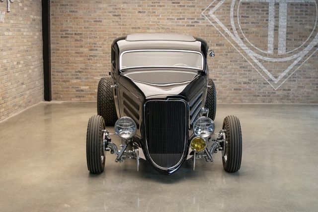 1933 Black Ford 3 Window Coupe Coupe
