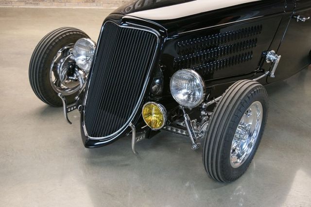 1933 Black Ford 3 Window Coupe Coupe