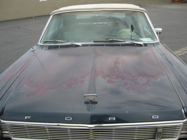 1965 '-66 Nightmist Poly Blue Ford Galaxie Convertible