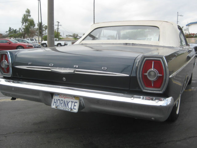 1965 '-66 Nightmist Poly Blue Ford Galaxie Convertible