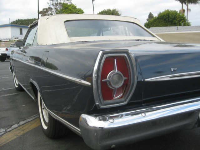 1965 '-66 Nightmist Poly Blue Ford Galaxie Convertible