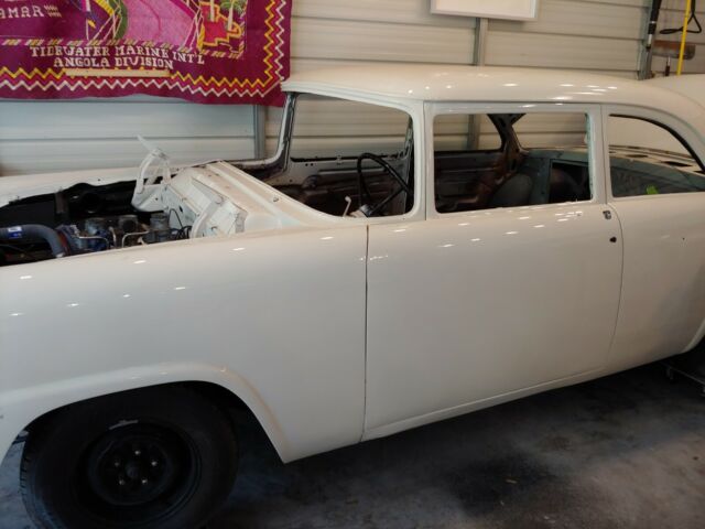 1956 White Ford Fairlane Coupe