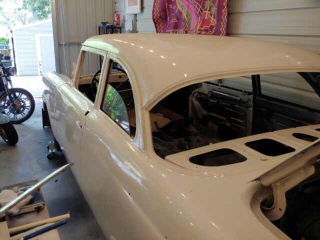 1956 White Ford Fairlane Coupe