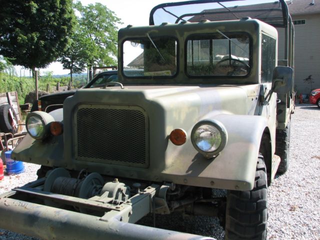 1952 Military Dodge Power Wagon Personnel P.U. w/ back-back seats rough