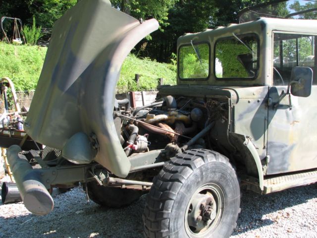 1952 Military Dodge Power Wagon Personnel P.U. w/ back-back seats rough