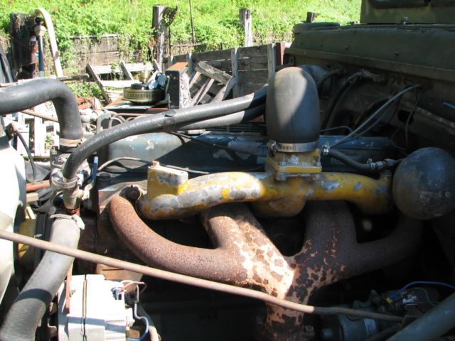 1952 Military Dodge Power Wagon Personnel P.U. w/ back-back seats rough