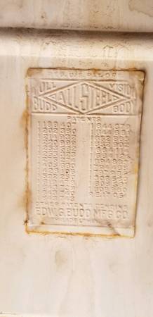 1933 White Plymouth Other Sedan