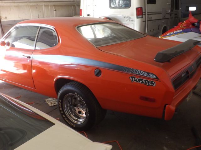 1972 Orange Plymouth Duster Coupe