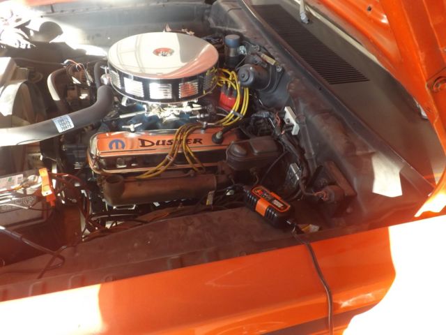 1972 Orange Plymouth Duster Coupe