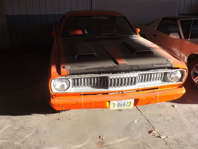 1972 Orange Plymouth Duster Coupe