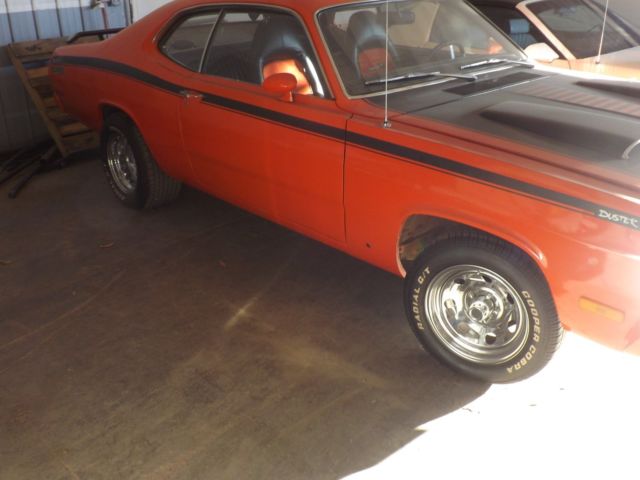 1972 Orange Plymouth Duster Coupe