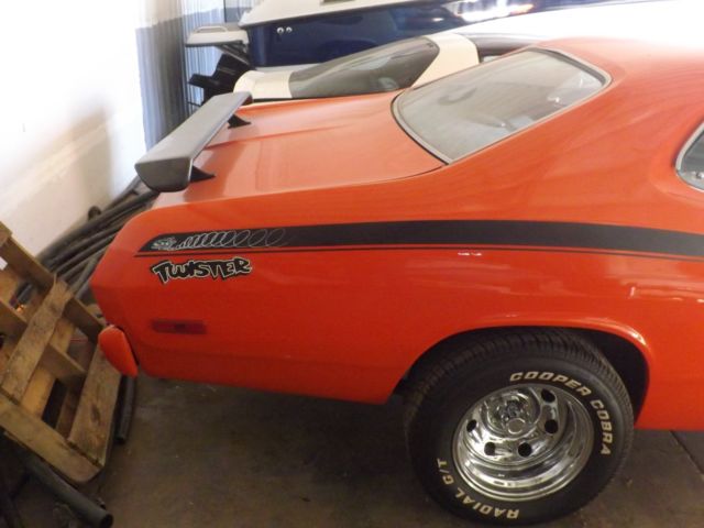 1972 Orange Plymouth Duster Coupe