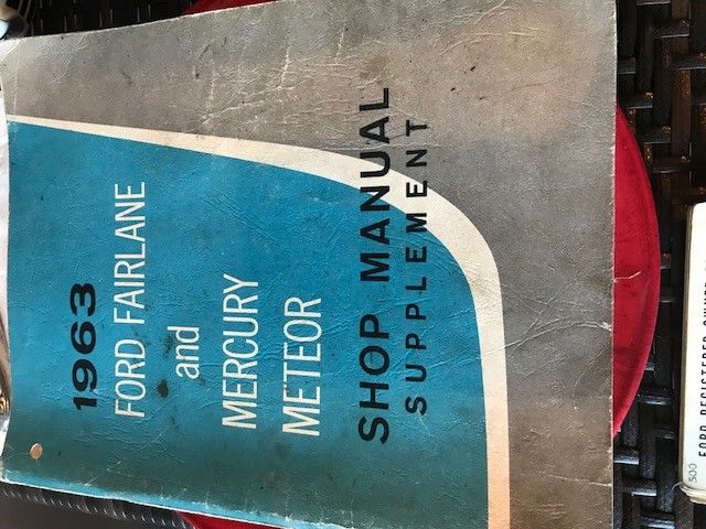 1963 Blue Ford Fairlane Sedan