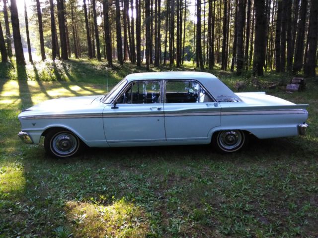 1963 Blue Ford Fairlane Sedan