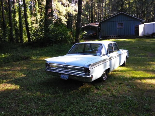 1963 Blue Ford Fairlane Sedan