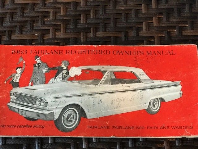 1963 Blue Ford Fairlane Sedan