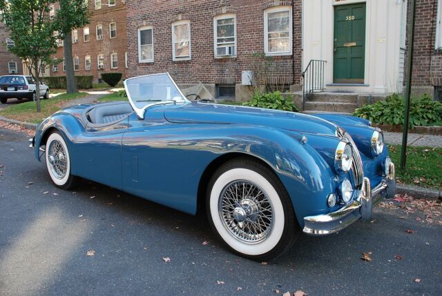 1956 Blue Jaguar XK --