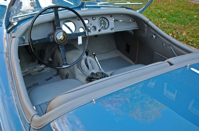 1956 Blue Jaguar XK --